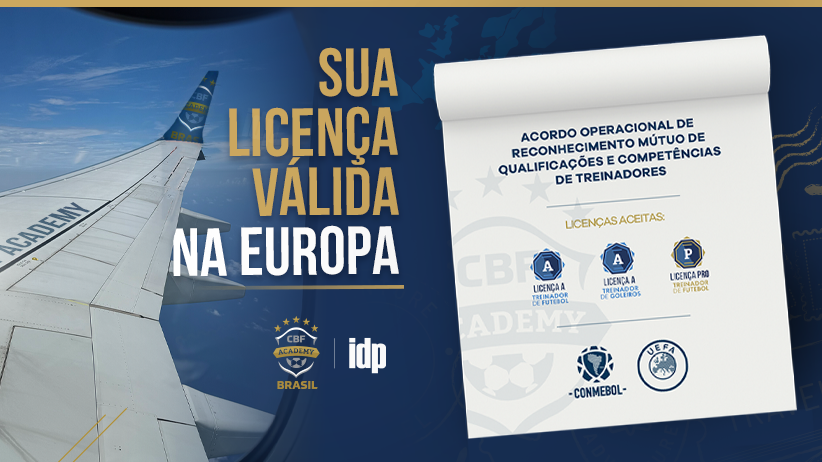 CBF Academy é contemplada em Acordo de Reconhecimento selado entre UEFA e CONMEBOL