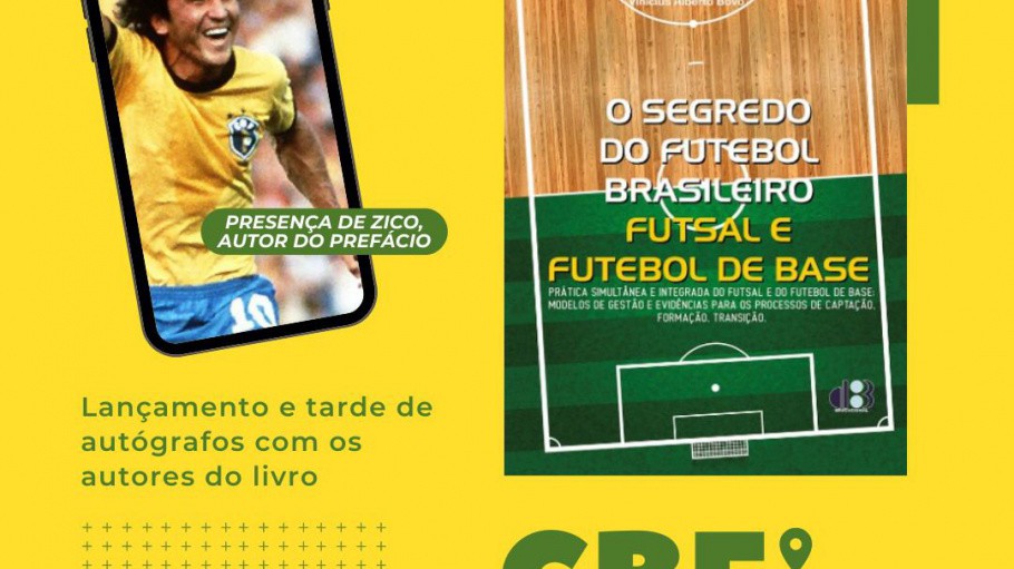 CBF recebe lançamento de livro sobre futsal e categorias de base